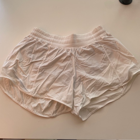 Lululemon White Running Shorts - Picture 2 of 6
